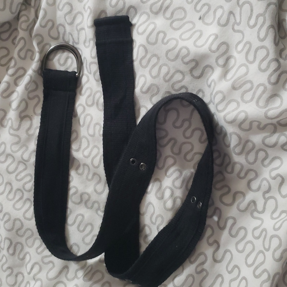 Cool Black Army Military Canvas Belt